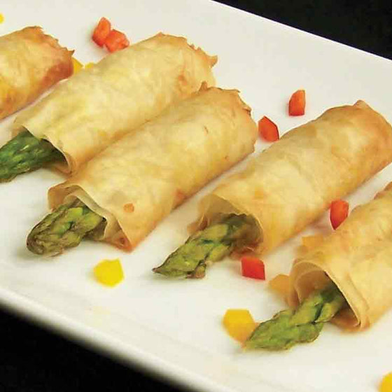 Asparagus & Asiago Phyllo Appetizers (1 dozen)  -  Side