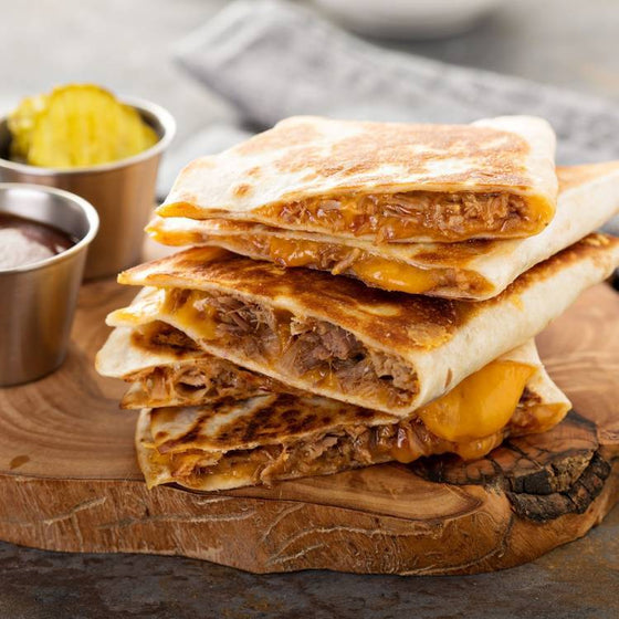 BBQ Chicken & Cheddar Quesadillas  -  Chicken