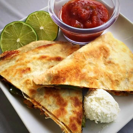 Chicken Fajita Quesadillas  -  Chicken