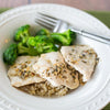 Chicken in a Beer Butter Herb Sauce with Brown Rice*  -  Chicken