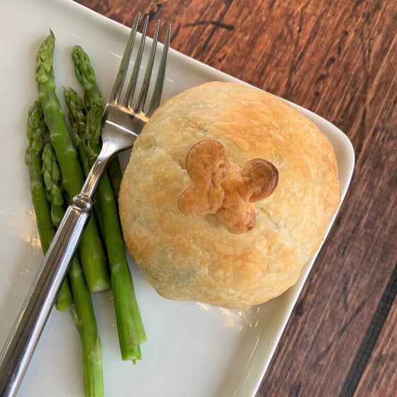 Chicken & Asparagus Wellingtons*
