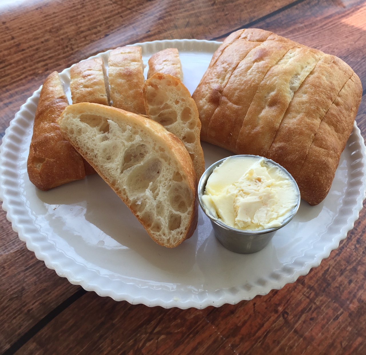 Ciabatta Loaves with Garlic Butter (Set of 2)  -  Side