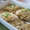 Eastern Shore Chicken Breasts over Brown Rice  -  Chicken