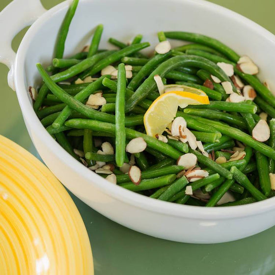 French Green Beans Almondine with Lemon Herb Butter*  -  Side