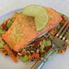Lime Zested Salmon with Asian Red Quinoa Pilaf*