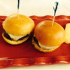 Mini Cheeseburger Sliders with Le Bus Rolls & Fries*  -  Beef
