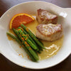 Pork Tenderloin Filets with Orange Vinaigrette and French Green Beans  -  Pork