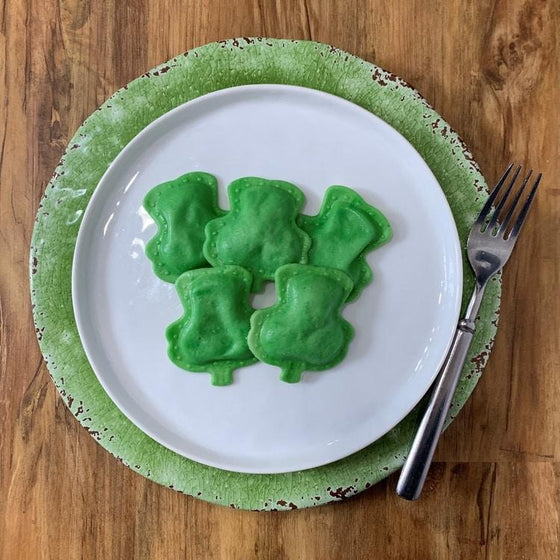 Shamrock Ravioli with Blush or Marinara Sauce and Ciabatta Bread  -  Vegetarian