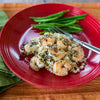 Shrimp in Beer Butter Herb Sauce over Brown Rice*  -  Seafood