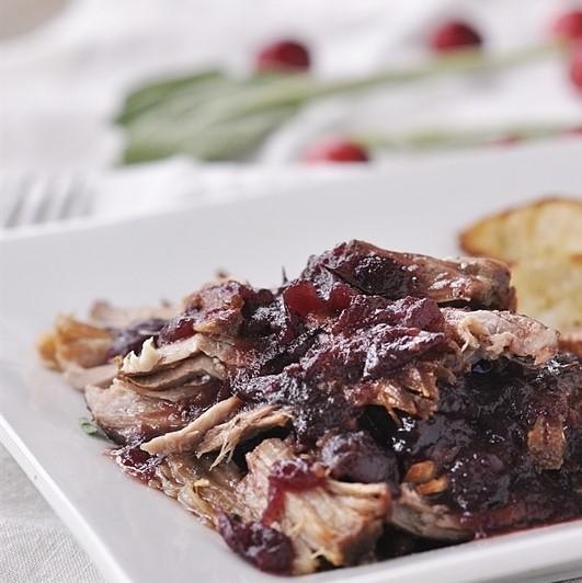 Slow-Cooker Cranberry Roast Beef  -  Beef