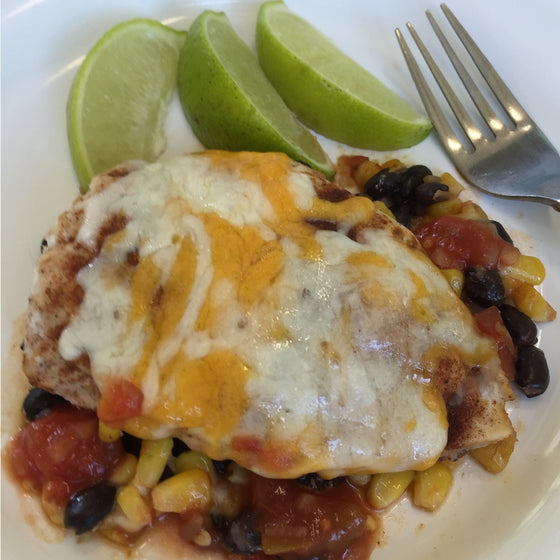 Tex-Mex Chicken in Foil Packets  -  Chicken