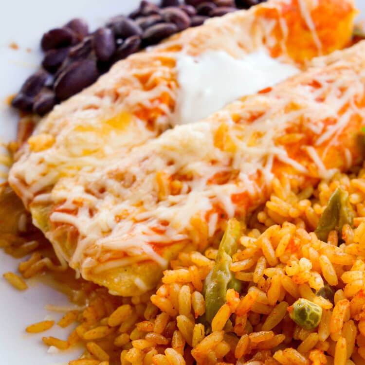 Veggie Enchiladas  -  Vegetarian