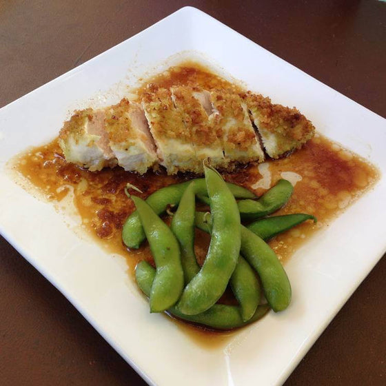 Wasabi Chicken Breasts with Edamame  -  Chicken